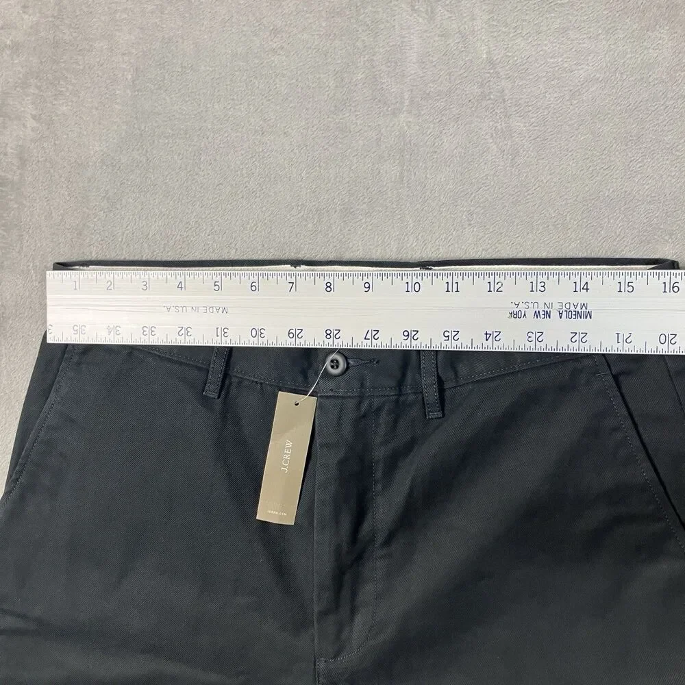 J Crew Pants Mens 31x30 Black Cotton Classic Chino Straight Casual Preppy BE611